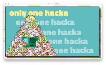 only one hacka Image