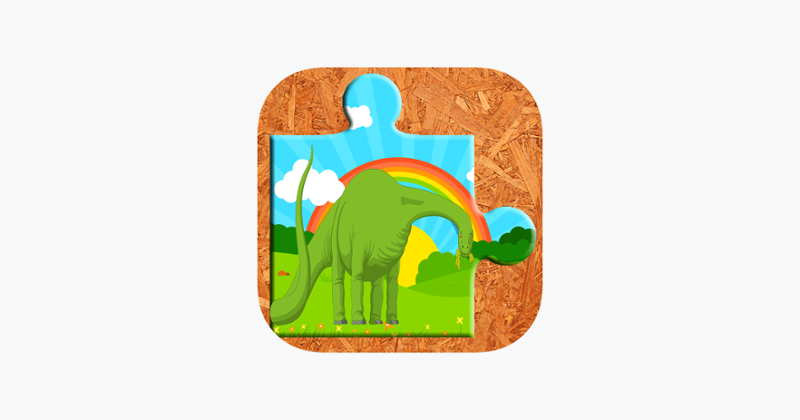 Dinosaur Rex Jigsaw Puzzle Farm - Fun Animated Kids Jigsaw Puzzle with HD Cartoon Dinosaurs Game Cover