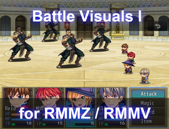 JLP - Battle Visuals 1 MV & MZ (Depth of Field) Game Cover