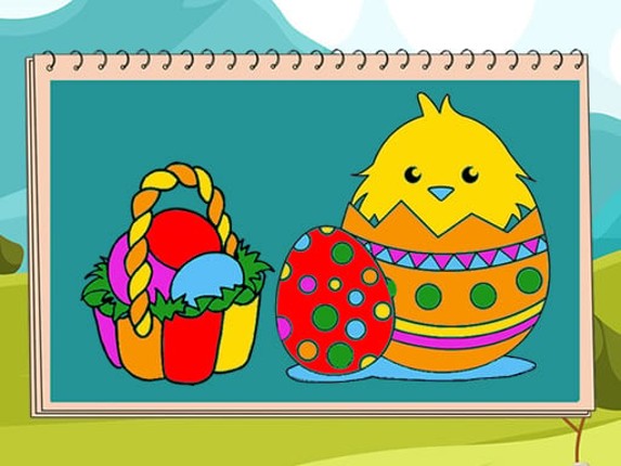 Coloring Book Easter Game Cover