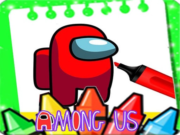 Coloring Book For Amoung Us 2 Game Cover