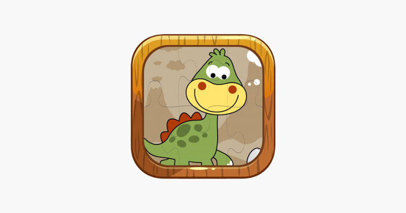 Cute Dinosaur Jigsaw Puzzle Game Cover