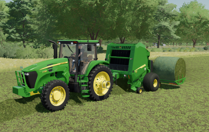 FS22 John Deere 561R + Accumulator V2 Game Cover