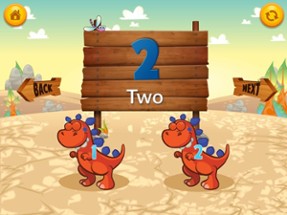 Dino Counting Math 123 Numbers Image