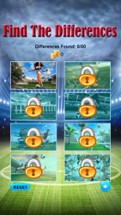 Find and Spot The Differences Football Soccer Star Image