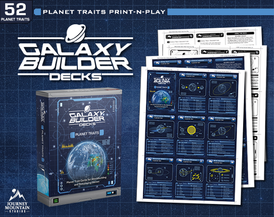 Galaxy Builder Decks: Planet Traits Game Cover