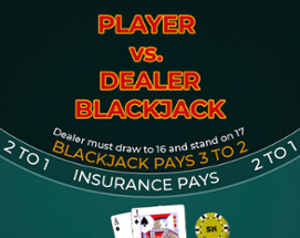 Player vs. Dealer Blackjack Image