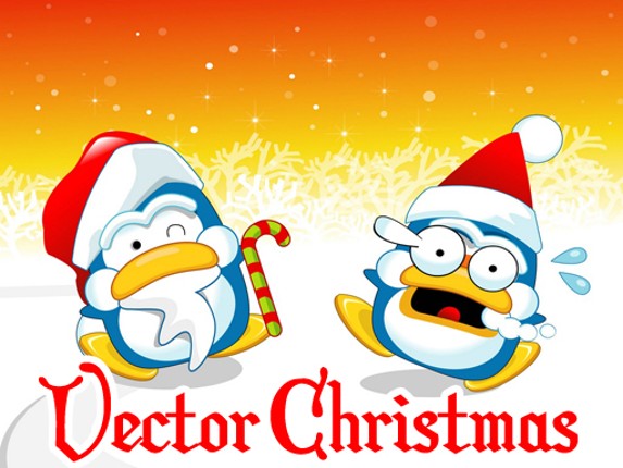 Vector Christmas Puzzle Game Cover