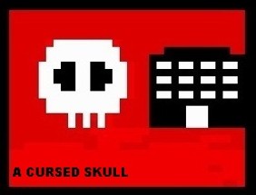 A cursed skull (ZX Spectrum,  Dragon 32,) Image