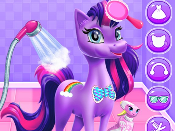 Magical Unicorn Grooming World Game Cover