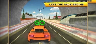 Real Train vs Car Racing 2023 Image