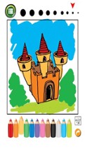 House And Castle Coloring Book : Free for Kids And Toddlers! Image