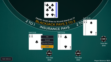 Player vs. Dealer Blackjack Image