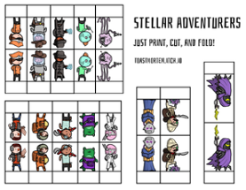 Stellar Adventurers - Paper Minis Image