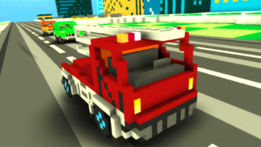 Blocky Traffic Racing Image