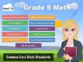 Grade 5 Math Common Core Learning Worksheets Game Image