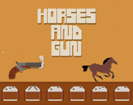 Horses and Gun Image