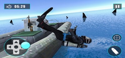 Shark Hunter Scuba Diving 3D Image