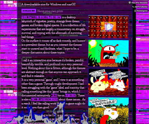 full itch CSS themes (for all of my game pages) Game Cover
