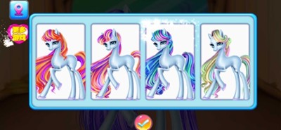 Rainbow Pony Care-Girl Game Image