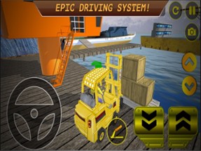 Drive Forklift Transport Driver Sim 3D Image