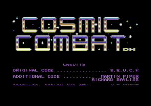Cosmic Combat Deluxe [Commodore 64] Image