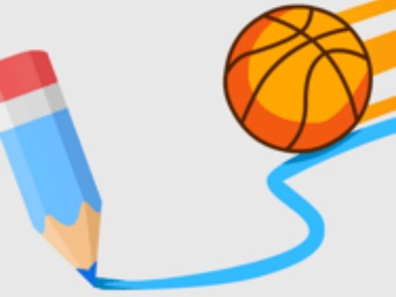 Basketball Line - Draw The Dunk Line Game Cover