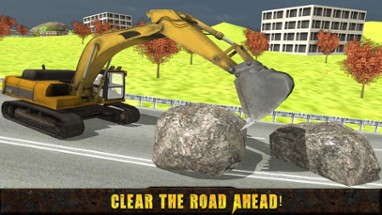 Real Hill Dump Truck &amp; Excavator Crane Simulator Image
