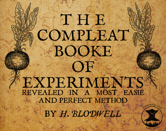 The Compleat Booke of Experiments for Fallen RPG Game Cover