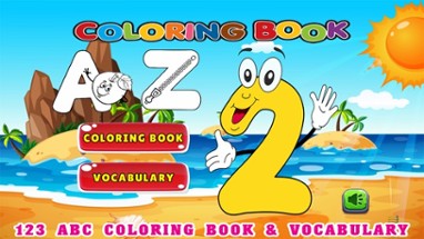 123 ABC Alphabet Kids Coloring Book Free - Phonics Image