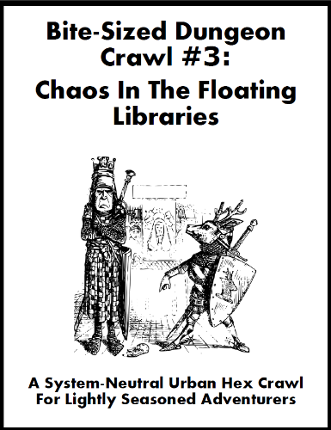 Bite-Sized Dungeon Crawl #3 - Chaos In The Floating Libraries Game Cover