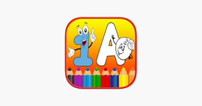 123 ABC Alphabet Kids Coloring Book Free - Phonics Image