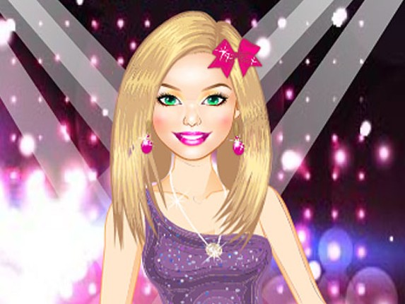 Barbie Popstar Dressup Game Cover