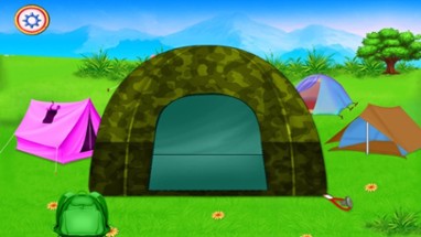 Camping Vacation Kids : summer camp games and camp activities in this game for kids and girls - FREE Image