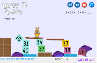 HarryRabby Elementary Math - Adding 4 Numbers Image