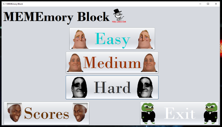 MEMEmory Block Game Cover