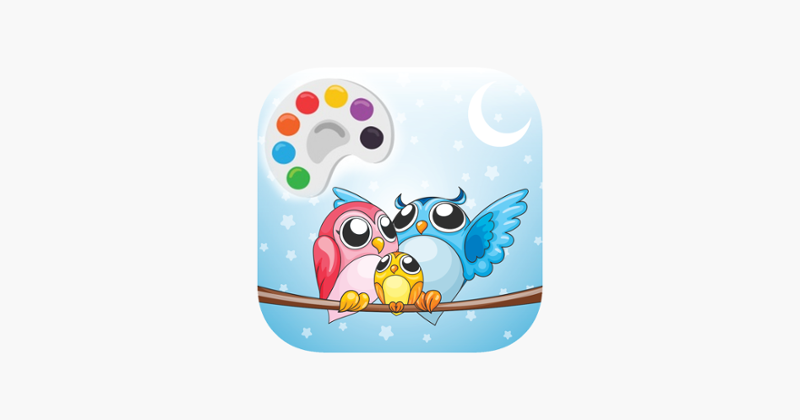 Cute Owl Coloring Drawing Pages for Kid Game Cover