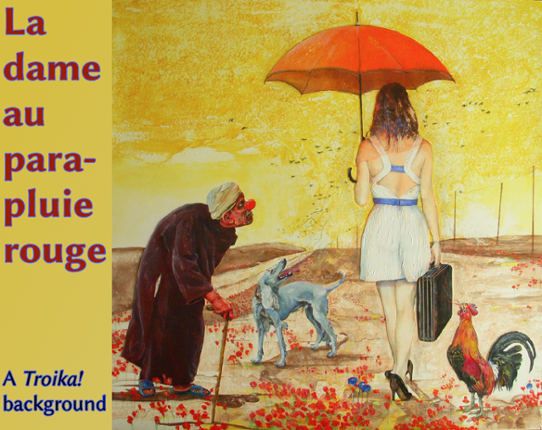 La dame au parapluie rouge: A Troika! background Game Cover