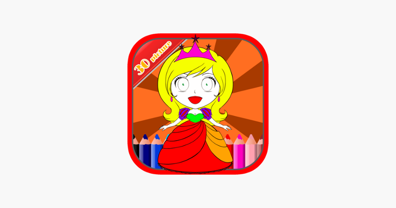 Princess Fairy and Mermaid Coloring Pages For Girl Game Cover