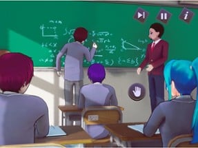 Anime High School Boy Life Sim Image