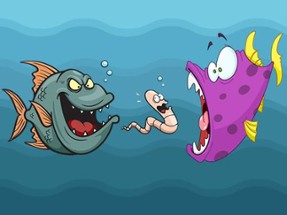 Angry Fish Coloring Image