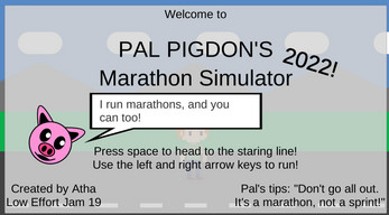 PAL PIGDON'S Marathon Simulator 2022 Image