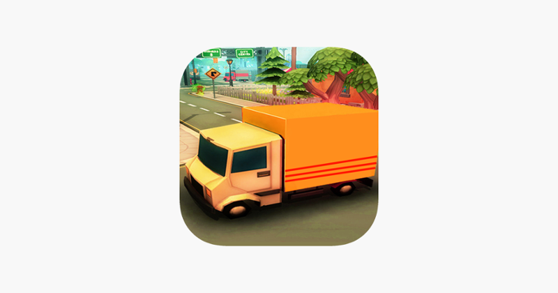 3D Postal Delivery Van Game Cover