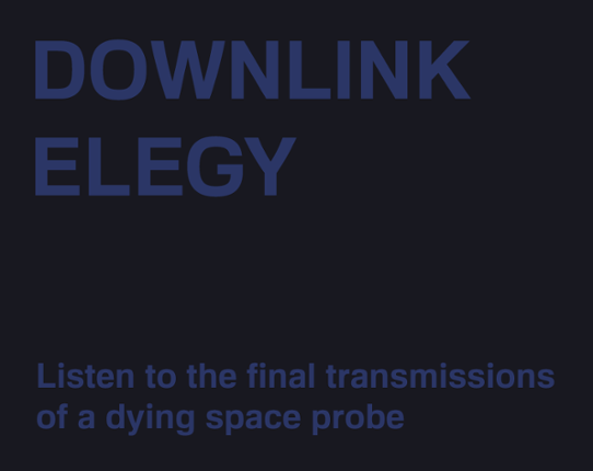 Downlink Elegy Game Cover