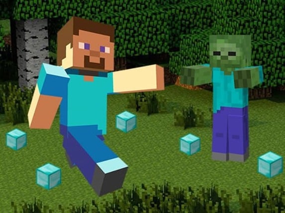 Minecraft Hidden Diamond Blocks Game Cover