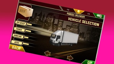 3D Postal Delivery Van Image