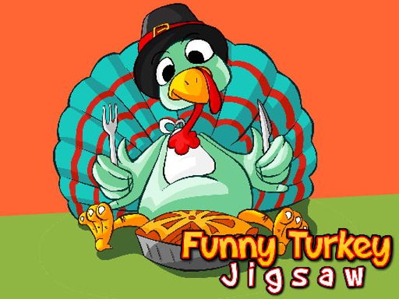 Funny Turkey Jigsaw Game Cover