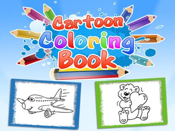 Cartoon Coloring Book Game Game Cover
