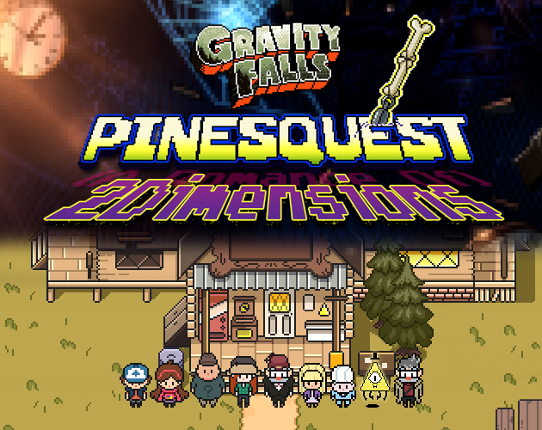 Gravity Falls - PinesQuest: (A Romance Of) 2Dimensions Game Cover