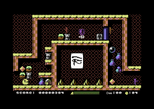 Platman Worlds (C64) Image